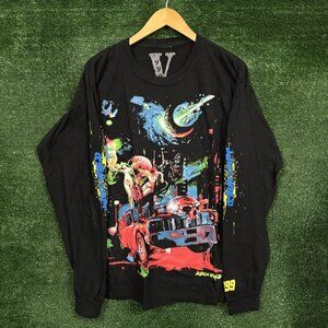 Juice WRLD 999 Club x Vlone Cosmic L/S T-shirt Large NWOT